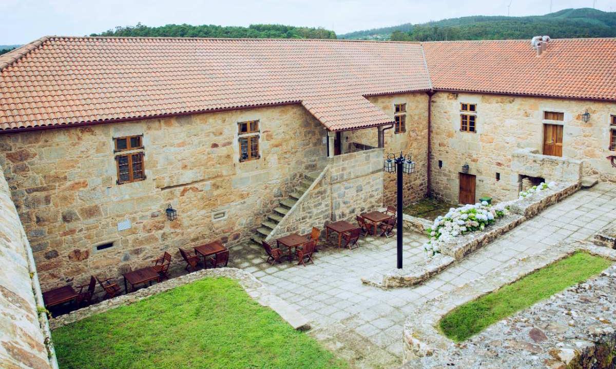 Terrace Courtyard Monasterio de Moraime A Coruña Terrace Courtyard Monasterio de Moraime A Coruña